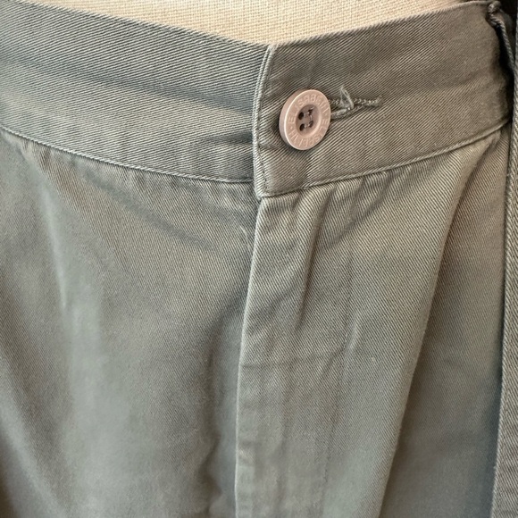 Elizabeth by Liz Claiborne 2 piece pant vest set Khaki Cotton SZ 18 - Picture 6 of 13